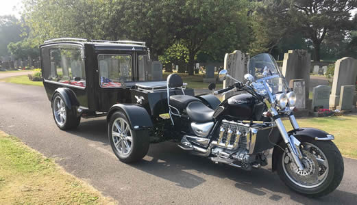 Motorcycle Trike Funeral Hearse